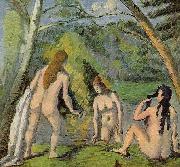 Paul Cezanne Drei badende Frauen oil